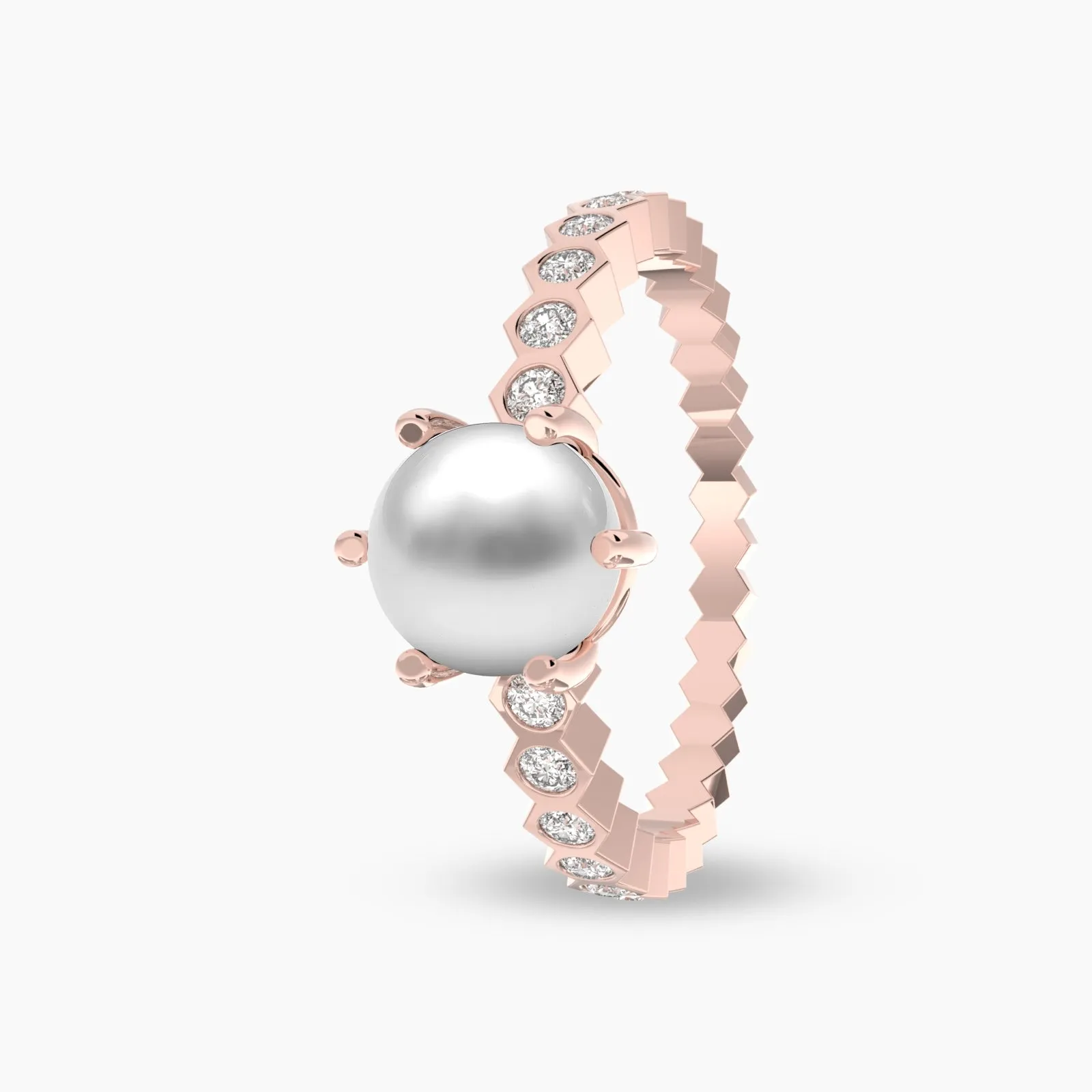Eternal Pearl and Natural Ring