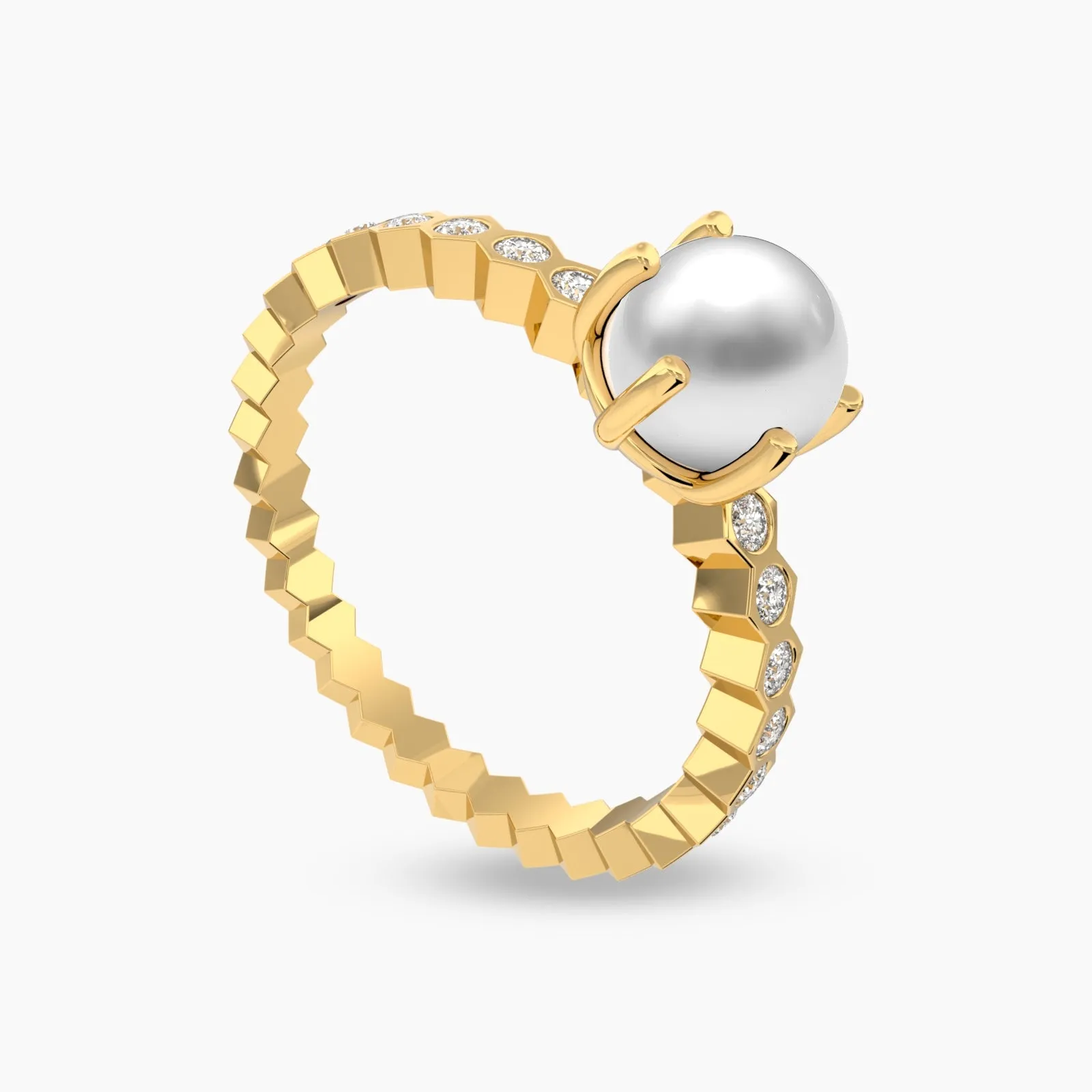Eternal Pearl and Natural Ring