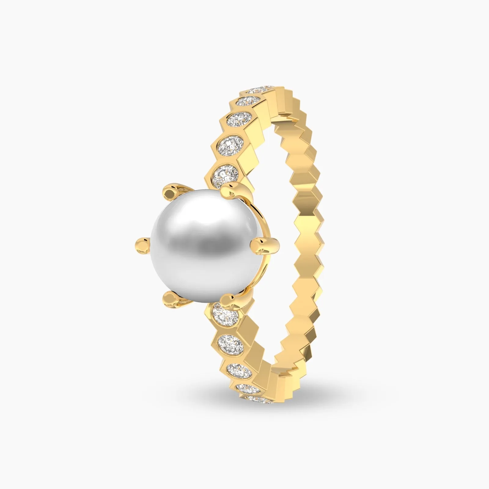 Eternal Pearl and Natural Ring