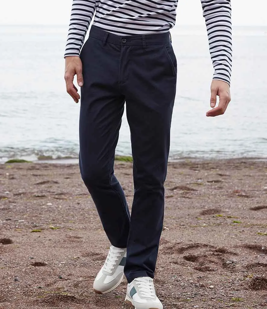 Front Row Stretch Chino Trousers | Navy