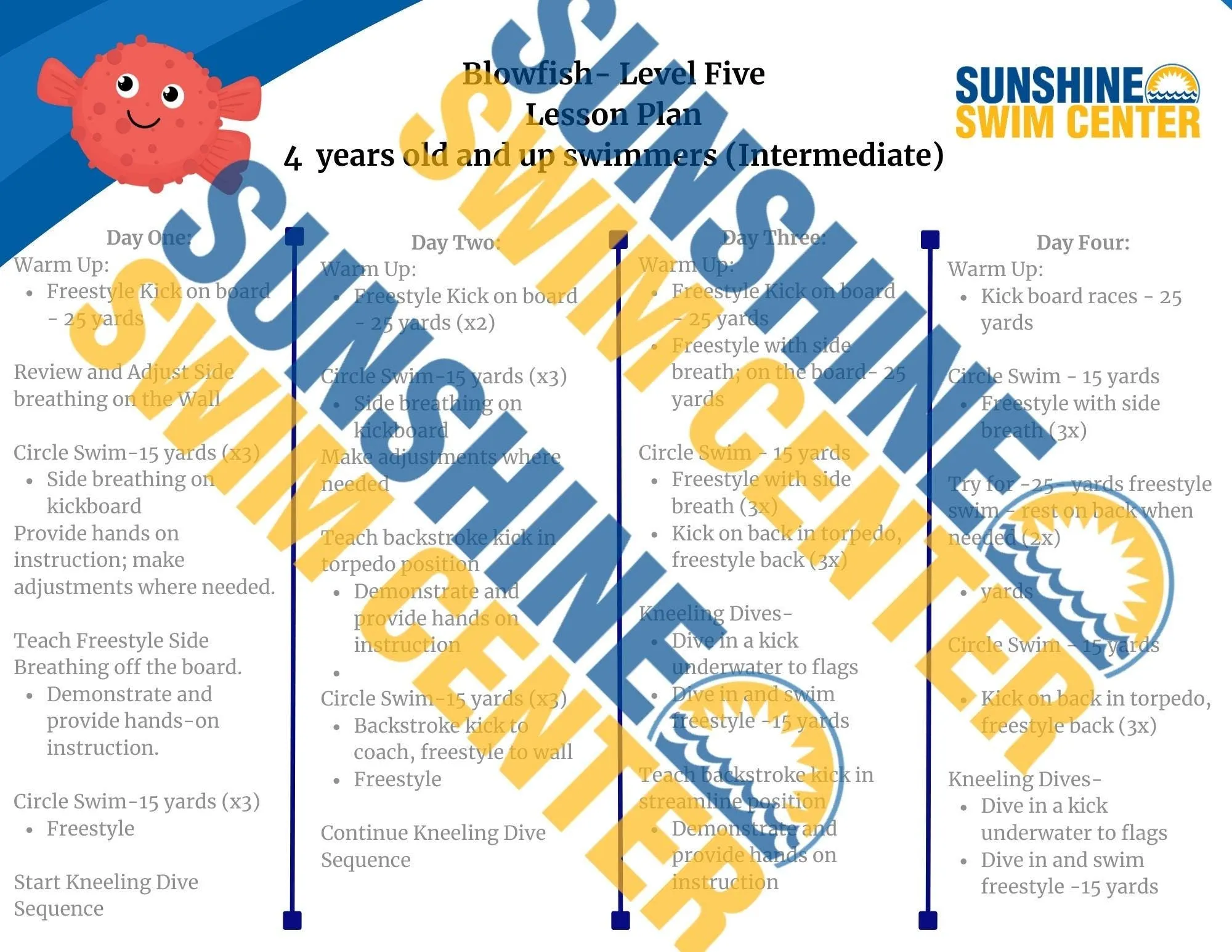 How to Guide and Teaching Toys Bundle for Intermediate Swimmers