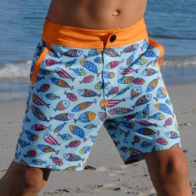 Kids Going Out Boardies: Hooray For Fish!