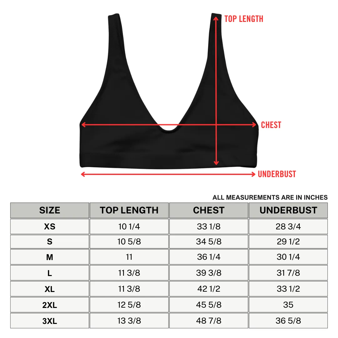 Lime Bones Sport Bikini Top