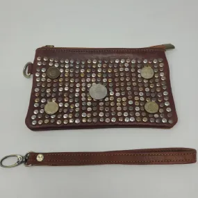 MEDIUM CONVERTIBLE MOROCCAN LEATHER STUDDED WRISTLET
