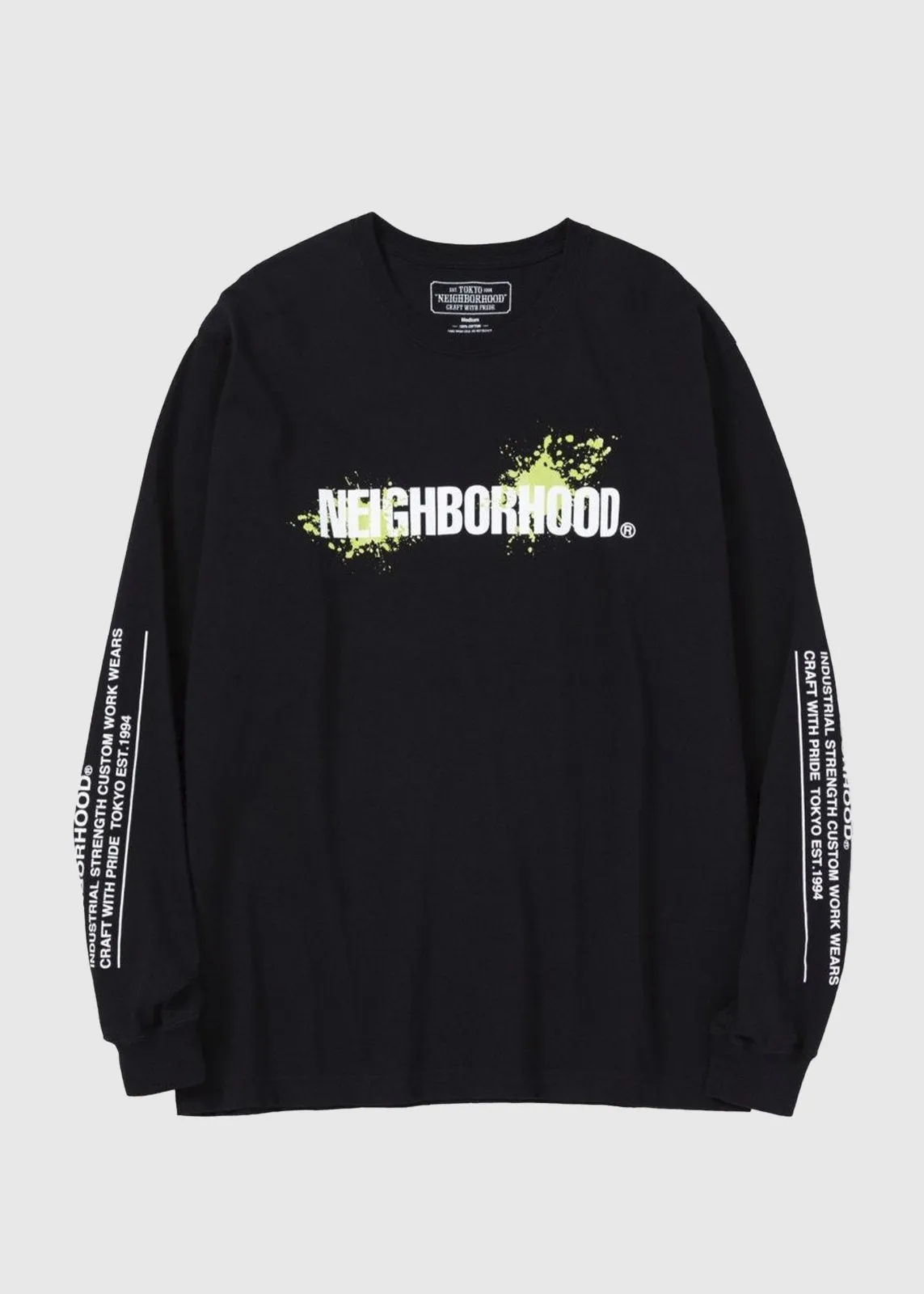 NEIGHBORHOOD: REIGN LS TEE [BLACK]