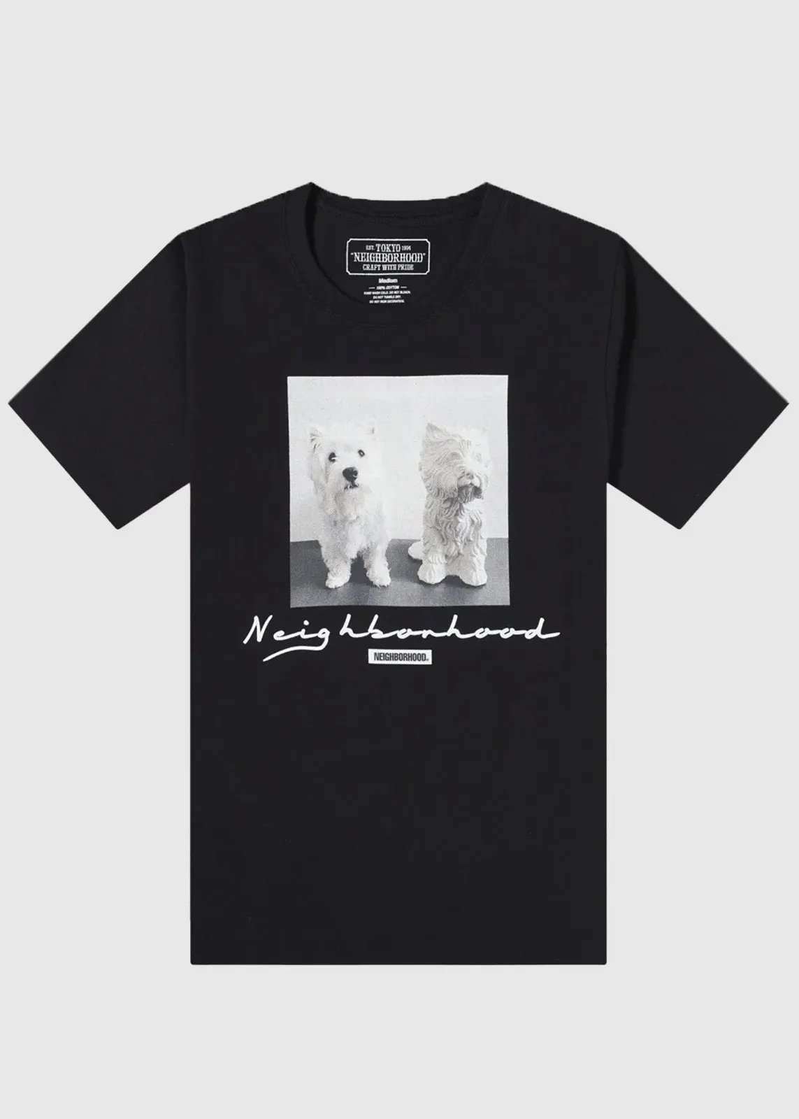NEIGHBORHOOD: UNI SS TEE [BLACK]