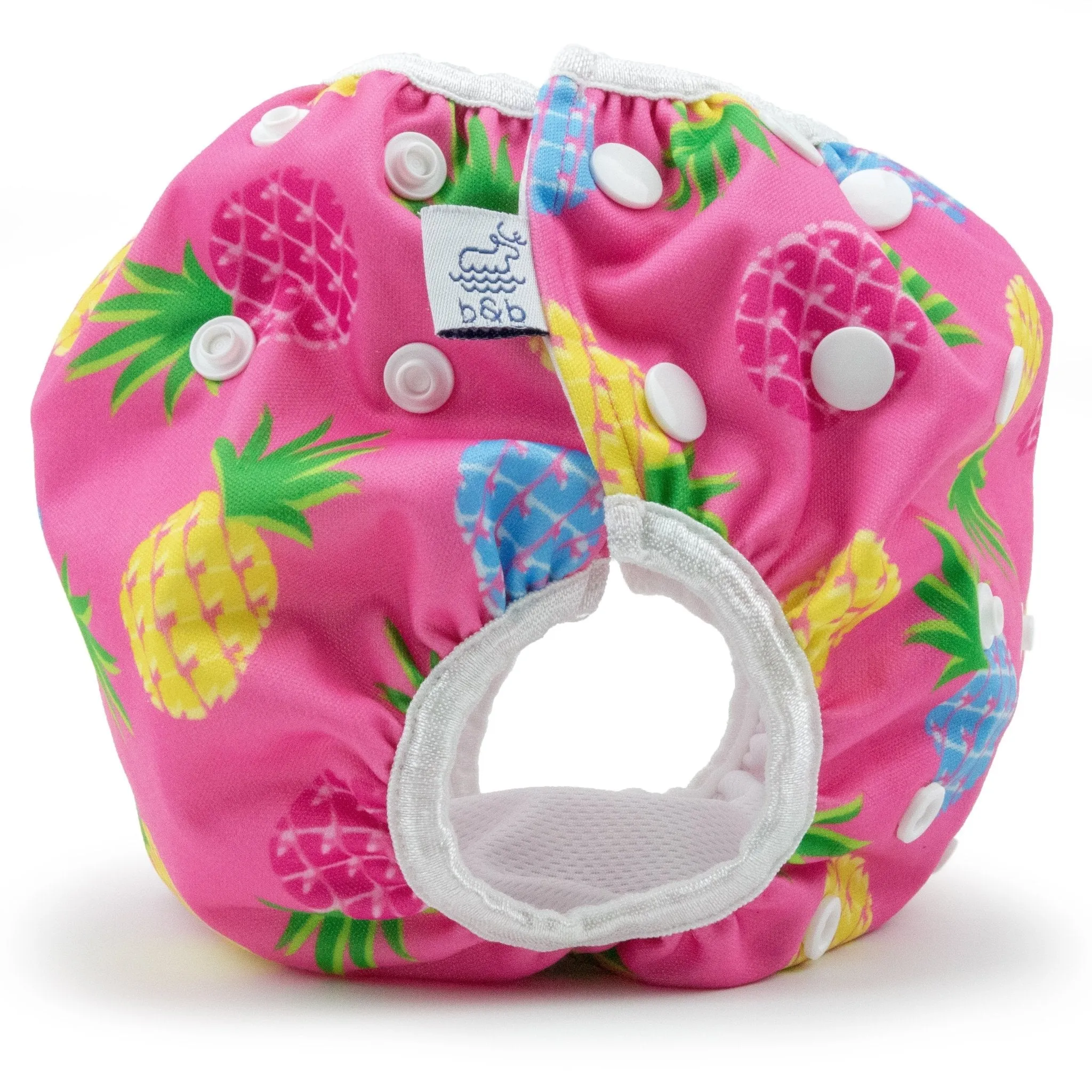 Pink Pineapples Nageuret Premium Reusable Swim Diaper, Adjustable 0-3 Years