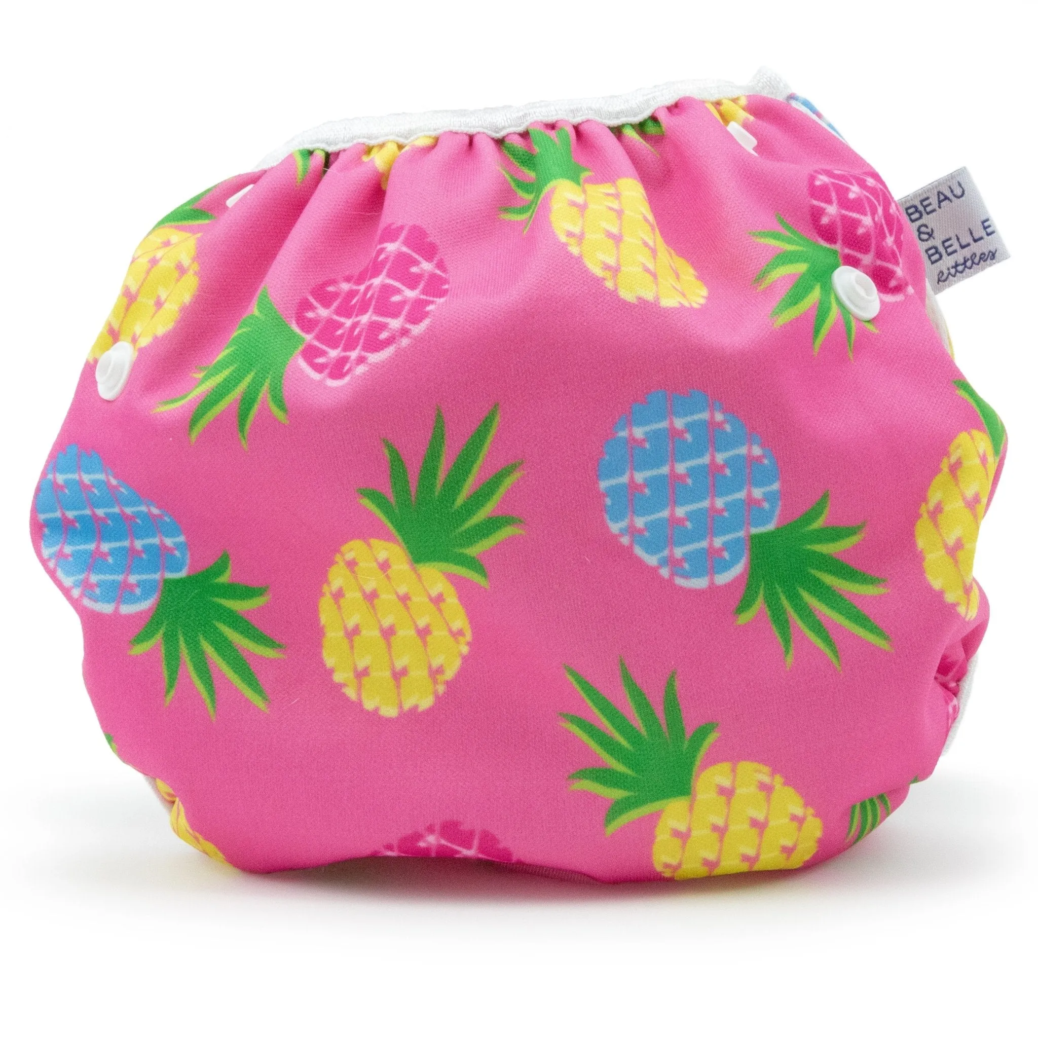 Pink Pineapples Nageuret Premium Reusable Swim Diaper, Adjustable 0-3 Years