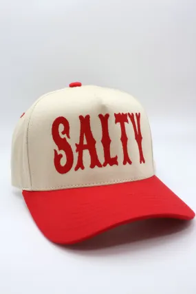 Salty Trucker Hat in Red