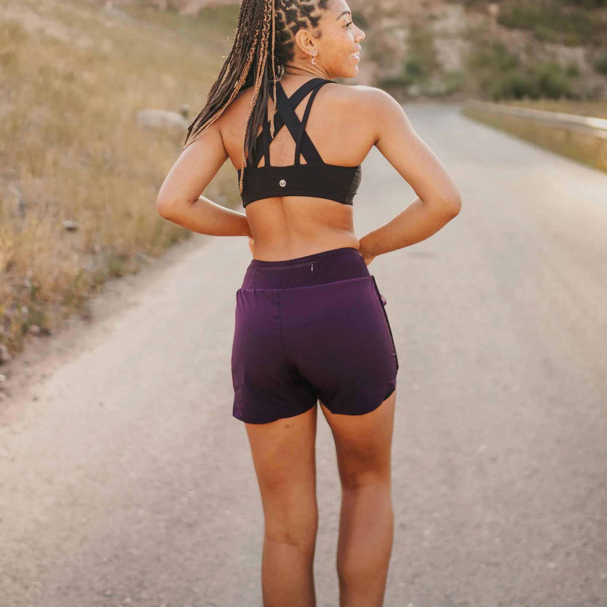 Swift Shorts (5 in. inseam) - Purple