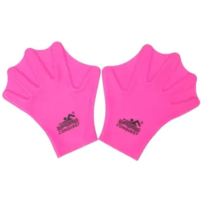 TATACLEA Adult & Kids Swim GlovesSilicone Swim Hand FinsUnisex Swim Training GlovesUniversal Duck Webbed Designfor Training & DivingL is Suitable for Adults