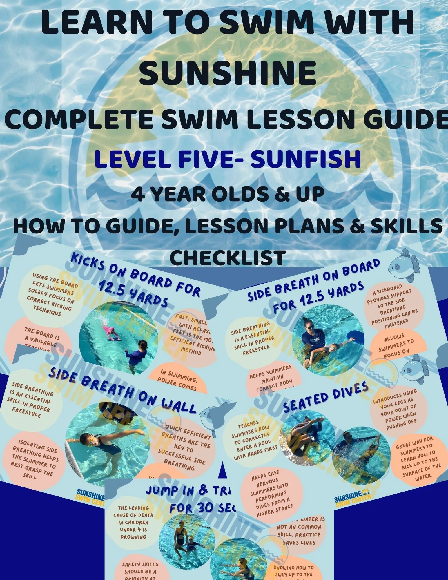 Teach Intermediate Swim Lessons- Side Breathing Level 1
