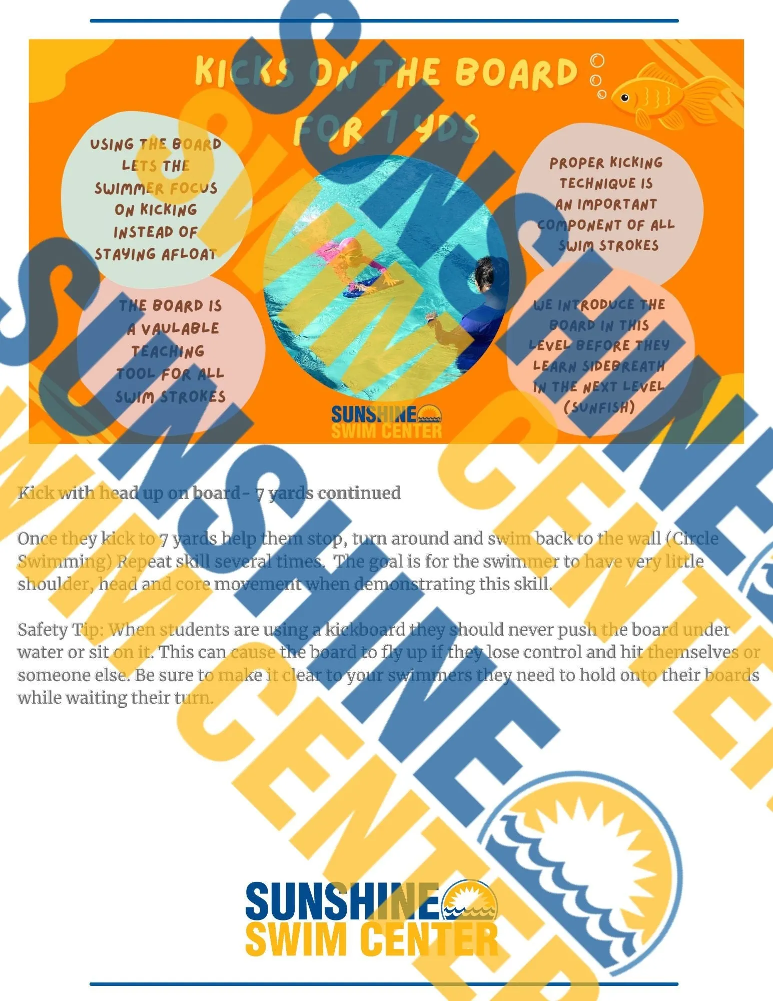 Teach Swim Lessons- Beginning/Intermediate Skills 4-12 year olds