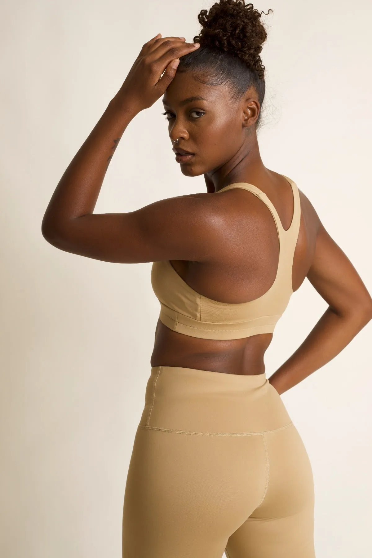 Tulia Mocha Biker Shorts