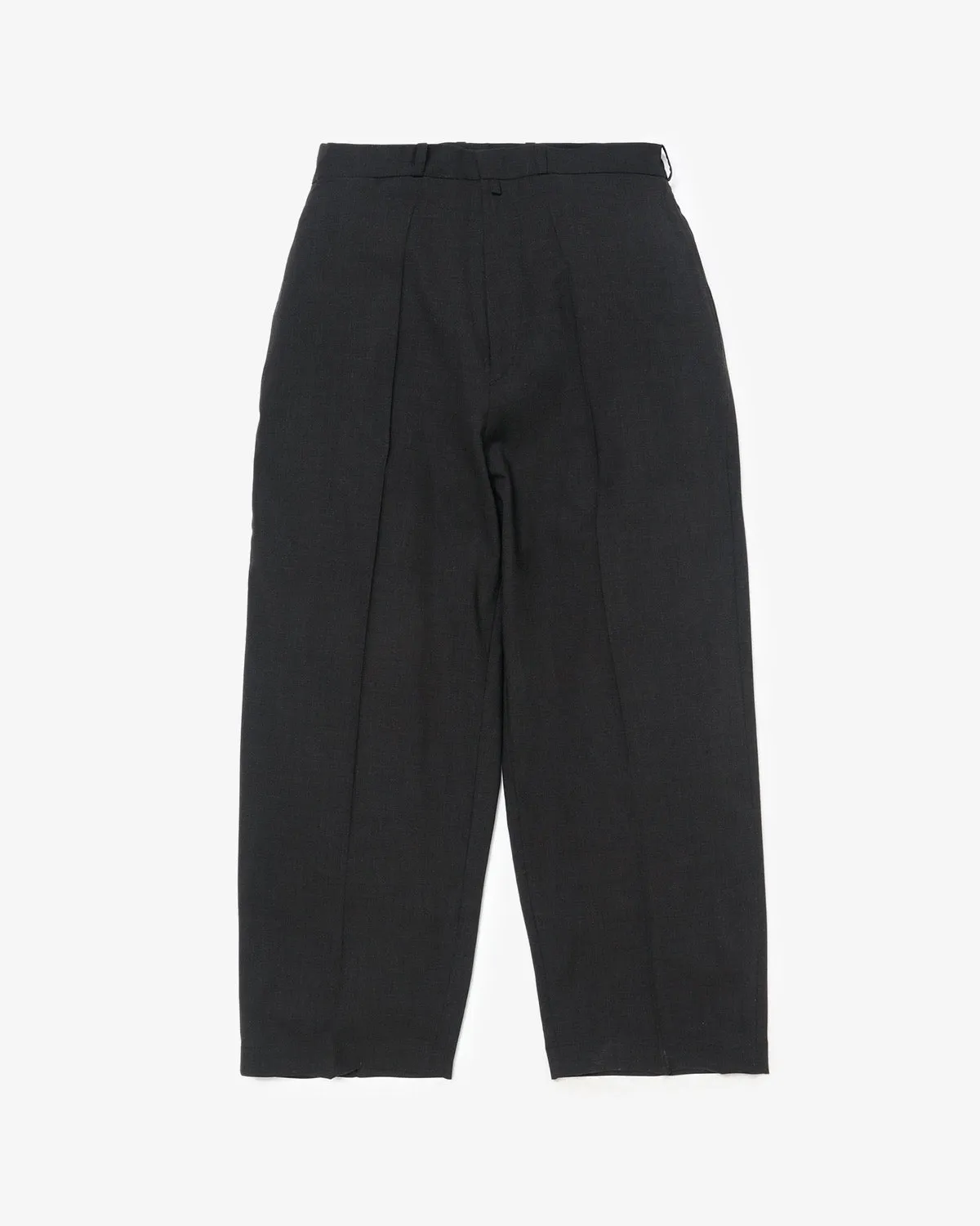 WASHED WOOL VOILE TROUSERS