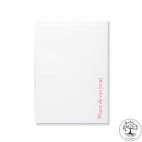 White Hard Board Back Envelopes - Printed "Please do not bend"