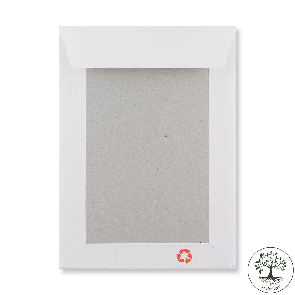 White Hard Board Back Envelopes - Printed "Please do not bend"