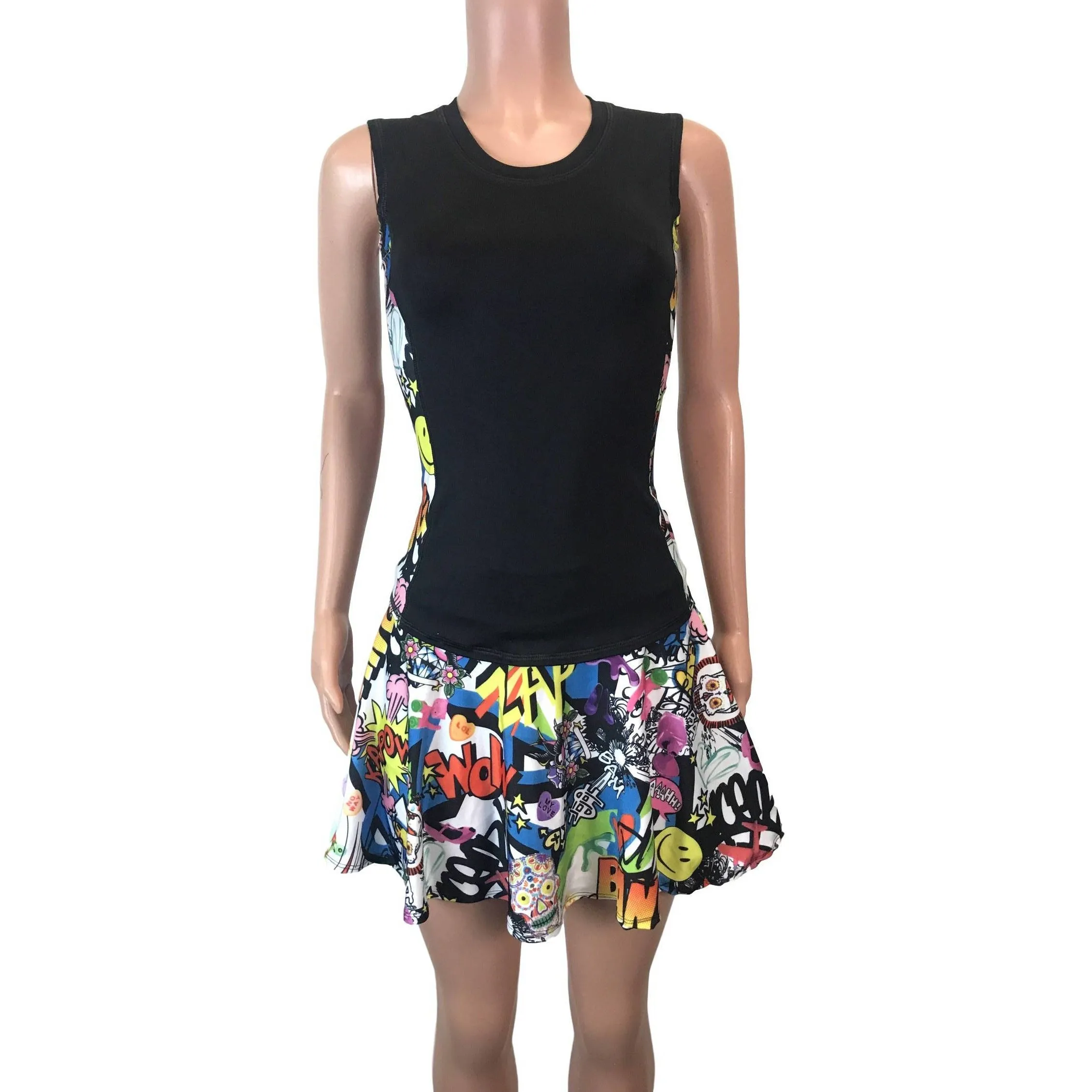 Women's Athletic Outfit- Athletic Oufit, Running Outfit, Golf Apparel, Tennis Outfit Skirt w/ built in compression shorts